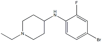 N-(4-bromo-2-fluorophenyl)-1-ethylpiperidin-4-amine Struktur