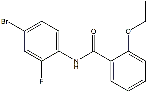 N-(4-bromo-2-fluorophenyl)-2-ethoxybenzamide Struktur