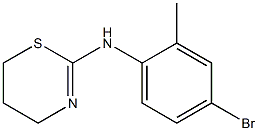 N-(4-bromo-2-methylphenyl)-5,6-dihydro-4H-1,3-thiazin-2-amine Struktur