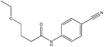 N-(4-cyanophenyl)-4-ethoxybutanamide Struktur