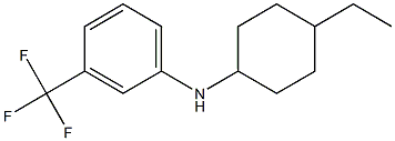 N-(4-ethylcyclohexyl)-3-(trifluoromethyl)aniline Struktur