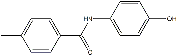 N-(4-hydroxyphenyl)-4-methylbenzamide Struktur