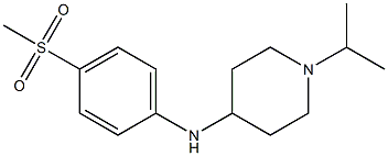 N-(4-methanesulfonylphenyl)-1-(propan-2-yl)piperidin-4-amine Struktur