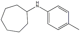 N-(4-methylphenyl)cycloheptanamine Struktur