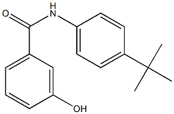 N-(4-tert-butylphenyl)-3-hydroxybenzamide Struktur