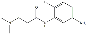 N-(5-amino-2-fluorophenyl)-3-(dimethylamino)propanamide Struktur