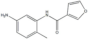 N-(5-amino-2-methylphenyl)-3-furamide Struktur