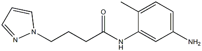 N-(5-amino-2-methylphenyl)-4-(1H-pyrazol-1-yl)butanamide Struktur