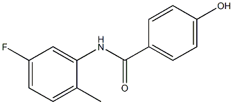 N-(5-fluoro-2-methylphenyl)-4-hydroxybenzamide Struktur