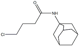 N-(adamantan-1-yl)-4-chlorobutanamide Struktur