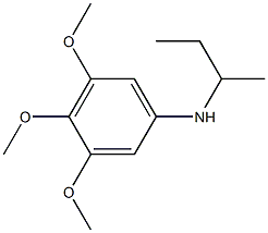 N-(butan-2-yl)-3,4,5-trimethoxyaniline Struktur