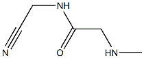 N-(cyanomethyl)-2-(methylamino)acetamide Struktur