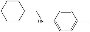 N-(cyclohexylmethyl)-4-methylaniline Struktur