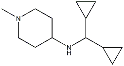 N-(dicyclopropylmethyl)-1-methylpiperidin-4-amine Struktur