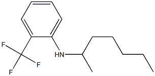 N-(heptan-2-yl)-2-(trifluoromethyl)aniline Struktur