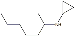 N-(heptan-2-yl)cyclopropanamine Struktur