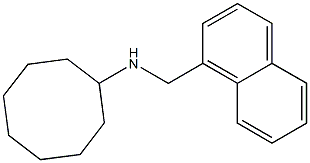 N-(naphthalen-1-ylmethyl)cyclooctanamine Struktur