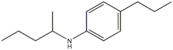 N-(pentan-2-yl)-4-propylaniline Struktur