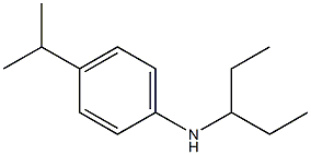 N-(pentan-3-yl)-4-(propan-2-yl)aniline Struktur