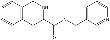 N-(pyridin-3-ylmethyl)-1,2,3,4-tetrahydroisoquinoline-3-carboxamide Struktur