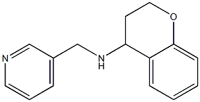 N-(pyridin-3-ylmethyl)-3,4-dihydro-2H-1-benzopyran-4-amine Struktur