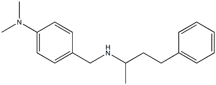 N,N-dimethyl-4-{[(4-phenylbutan-2-yl)amino]methyl}aniline Struktur