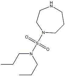 N,N-dipropyl-1,4-diazepane-1-sulfonamide Struktur