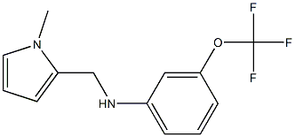 N-[(1-methyl-1H-pyrrol-2-yl)methyl]-3-(trifluoromethoxy)aniline Struktur