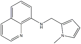 N-[(1-methyl-1H-pyrrol-2-yl)methyl]quinolin-8-amine Struktur