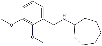 N-[(2,3-dimethoxyphenyl)methyl]cycloheptanamine Struktur