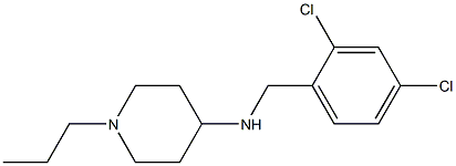 N-[(2,4-dichlorophenyl)methyl]-1-propylpiperidin-4-amine Struktur