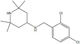 N-[(2,4-dichlorophenyl)methyl]-2,2,6,6-tetramethylpiperidin-4-amine Struktur