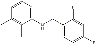 N-[(2,4-difluorophenyl)methyl]-2,3-dimethylaniline Struktur