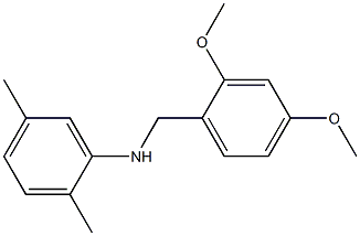 N-[(2,4-dimethoxyphenyl)methyl]-2,5-dimethylaniline Struktur