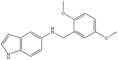 N-[(2,5-dimethoxyphenyl)methyl]-1H-indol-5-amine Struktur