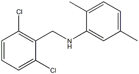 N-[(2,6-dichlorophenyl)methyl]-2,5-dimethylaniline Struktur