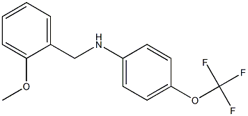 N-[(2-methoxyphenyl)methyl]-4-(trifluoromethoxy)aniline Struktur