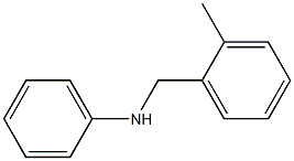 N-[(2-methylphenyl)methyl]aniline Struktur