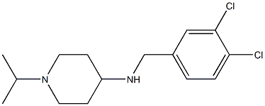 N-[(3,4-dichlorophenyl)methyl]-1-(propan-2-yl)piperidin-4-amine Struktur