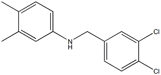 N-[(3,4-dichlorophenyl)methyl]-3,4-dimethylaniline Struktur