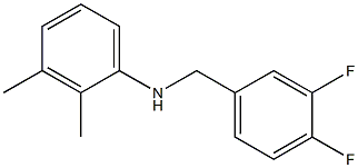 N-[(3,4-difluorophenyl)methyl]-2,3-dimethylaniline Struktur