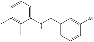 N-[(3-bromophenyl)methyl]-2,3-dimethylaniline Struktur