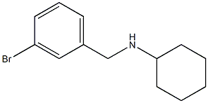 N-[(3-bromophenyl)methyl]cyclohexanamine Struktur