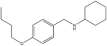 N-[(4-butoxyphenyl)methyl]cyclohexanamine Struktur