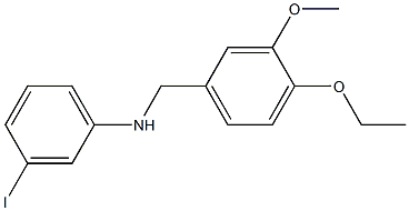 N-[(4-ethoxy-3-methoxyphenyl)methyl]-3-iodoaniline Struktur