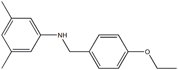 N-[(4-ethoxyphenyl)methyl]-3,5-dimethylaniline Struktur