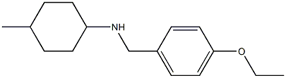 N-[(4-ethoxyphenyl)methyl]-4-methylcyclohexan-1-amine Struktur