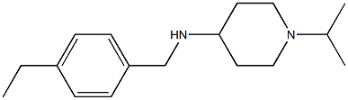 N-[(4-ethylphenyl)methyl]-1-(propan-2-yl)piperidin-4-amine Struktur