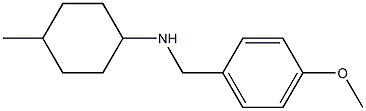 N-[(4-methoxyphenyl)methyl]-4-methylcyclohexan-1-amine Struktur