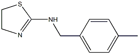 N-[(4-methylphenyl)methyl]-4,5-dihydro-1,3-thiazol-2-amine Struktur